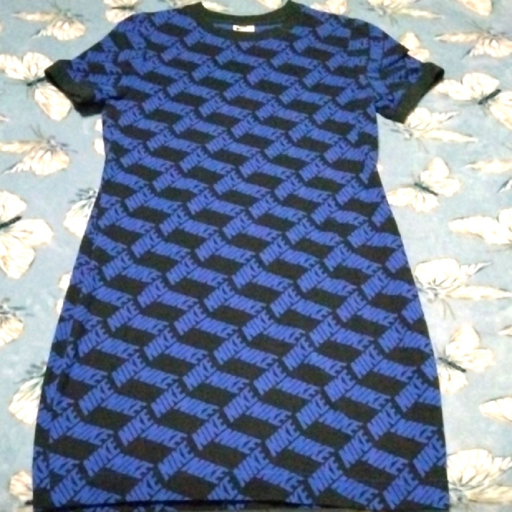 Nike Blue and Black Women's Dress
